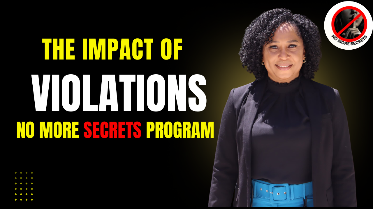 SESSION 3 SECOND EDITON:The Impact of Violations | No More Secrets Program with Chioma Chime